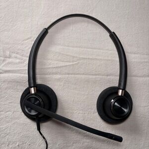 Poly Blackwire 3325 Wired Stereo Headset Black Over-the-Head with Boom Mic